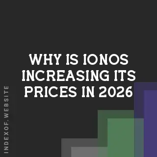 Why is IONOS increasing its prices in 2026? Banners